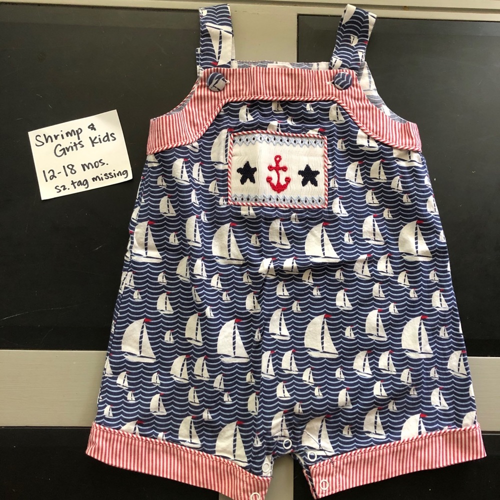 Shrimp & Grits Kids Romper